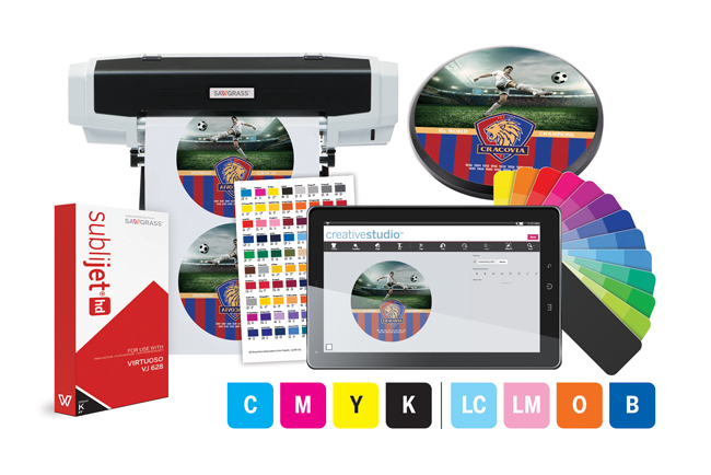 Sawgrass lanza las nuevas tintas SubliJet-HD Expanded Gamut para el Sistema Virtuoso de 25 pulgadas y 8 colores para la decoracin de productos en alta definicin 