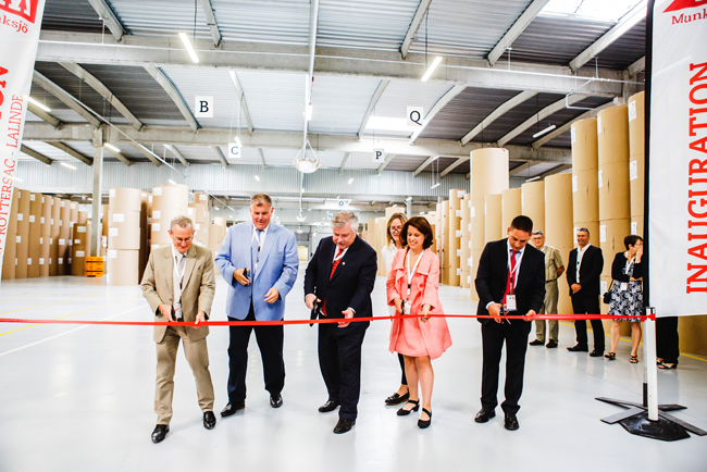 Munksj inaugura un nuevo centro de almacenamiento en Rottersac, Francia, para mejorar an ms el servicio al cliente