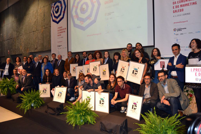 El Cluster de la Comunicación Gráfica de Galicia entrega en Ourense los Premios Paraguas
