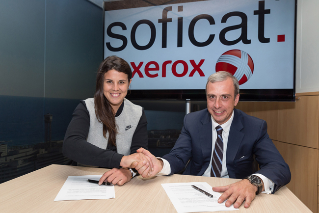 Soficat Xerox y Laia Sanz, juntos en el Dakar