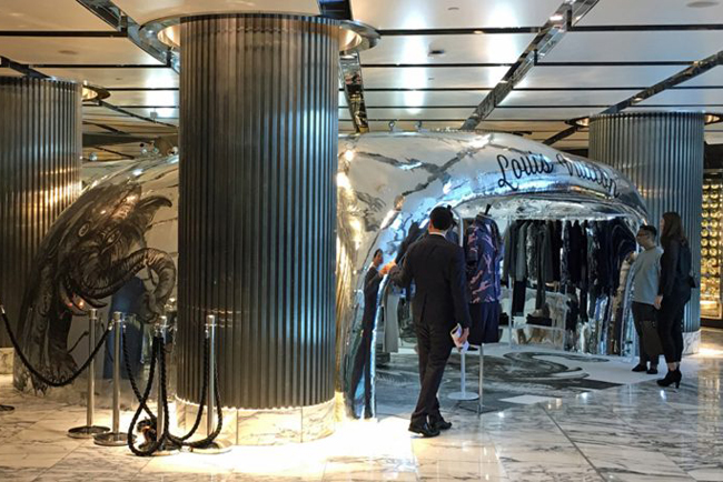 La primera tienda temporal de Louis Vuitton en el mundo, impresa con la tecnologa 3D de Massivit