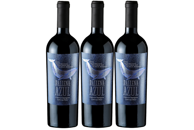 Ballena Azul, el mejor vino tinto del continente con etiqueta de Manter