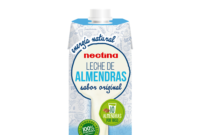 Nectina presenta su gama de leche de almendras en el envase Tetra Prisma® Aseptic