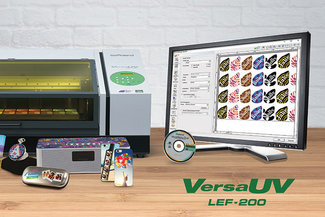 Roland DG presenta la nueva impresora VersaUV LEF-200