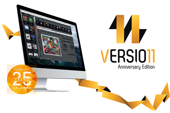 Caldera anuncia su emblemtica versin de aniversario para impresiones sin lmites, la V11