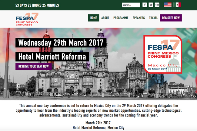 El Congreso de Fespa Print Mxico 2017 ser en marzo