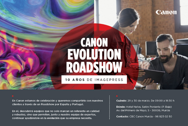 Canon presenta en Zaragoza su Evolution Roadshow para celebrar los 10 aos de la gama imagePRESS