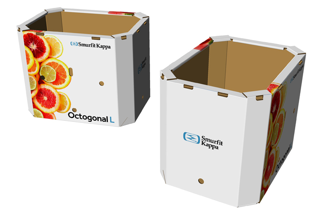 Box Octogonal L, la nueva solucin de Smurfit Kappa para la exportacin de frutas y verduras a granel