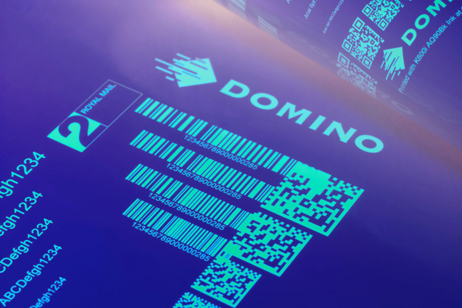 Domino presenta una tinta fluorescente de seguridad para su impresora K600i 