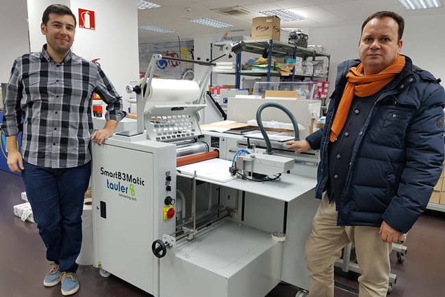 La laminadora SmartB3 Matic de Tauler llega a Workcenter, la mayor cadena de servicios de impresión del país