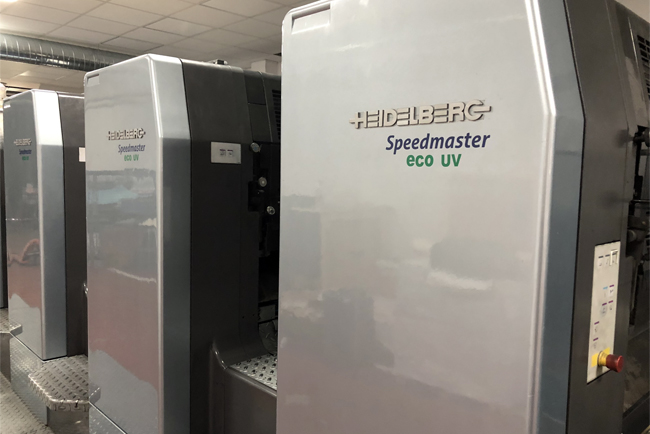 Un impresor madrileo incorpora la ltima tecnologa UV instalando ECO UV en su Heidelberg SM102 8P