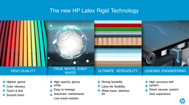 HP anuncia su nueva tecnologa HP Latex para impresin rgida