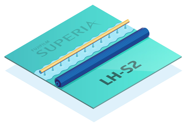Nueva plancha Fujifilm Superia LH-S2, baja en qumicos
