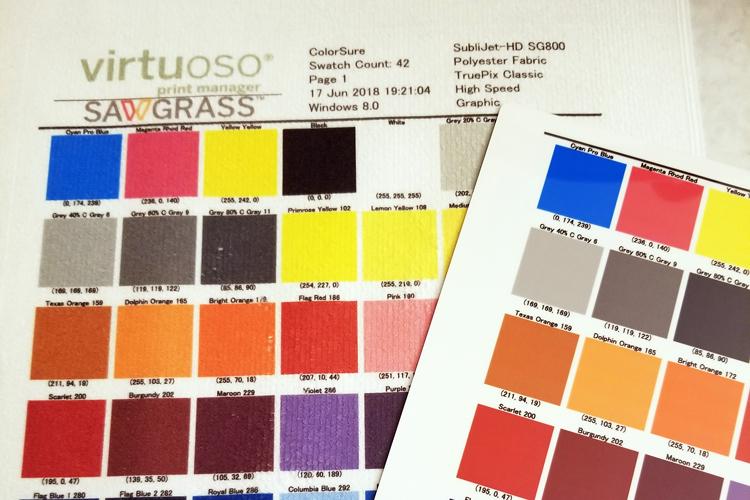 Sawgrass ofrece cuatro sugerencias para gestionar de una manera eficaz el color de sublimación