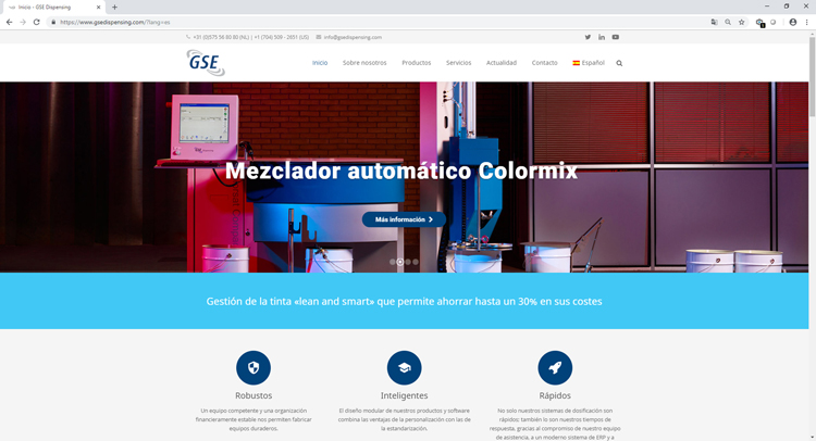 El sitio web de GSE ya ofrece información en español sobre buenas prácticas en la gestión de la tinta