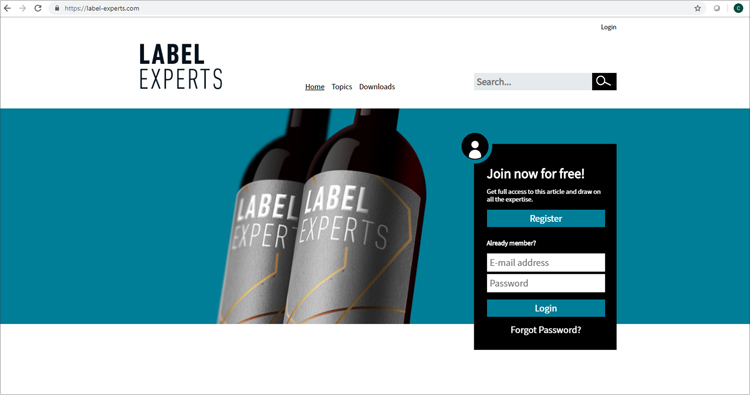 Nueva plataforma Label Experts: el nuevo portal de informacin y conocimiento para la impresin de etiquetas