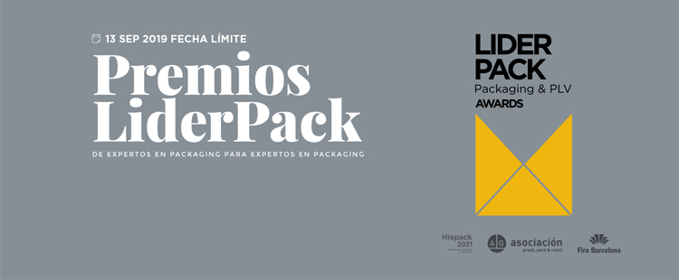 Abiertas las inscripciones a los Premios Liderpack 2019 de packaging y PLV