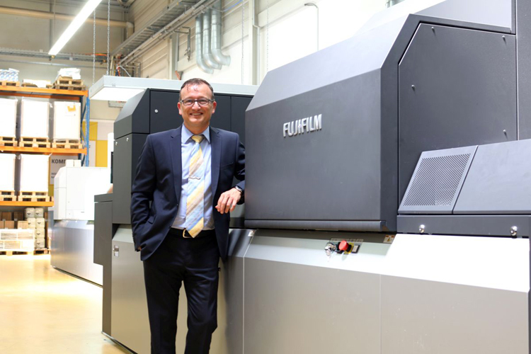 La nueva Fujifilm Jet Press 750S de Straub Druck & Medien AG es la tercera Jet Press que la empresa instala en cinco aos