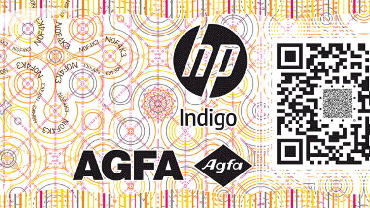 HP Indigo y Agfa presentan una solución de diseño variable para la protección de marca e impresión de seguridad