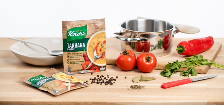 Mondi supports Unilever with its ambitious recycling journey by producing a recyclable mono-material solution for its Turkish Knorr dry soup range