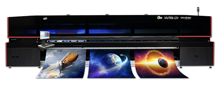 New EFI VUTEk Q3r and Q5r Roll-to-Roll Printers Help Customers Achieve Superior Print Quality with Higher Productivity and Efficiency