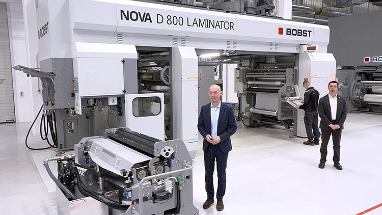 BOBST is one step ahead featuring new capabilities for converters and revealing a new gravure press 