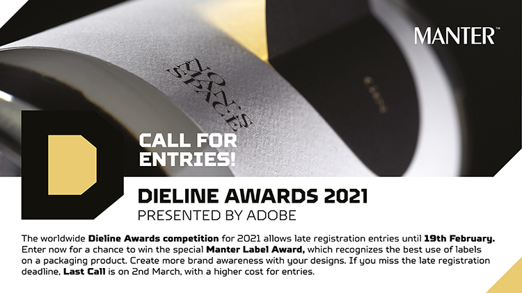 El Manter Label, uno de los 12 únicos premios especiales concedidos en los Dieline Awards 2021
