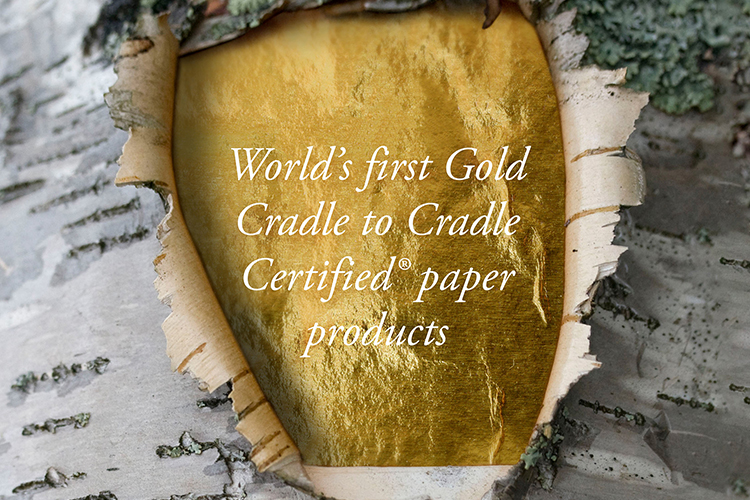 Lessebo Paper es el primer productor de papel del mundo en lograr el premio Cradle to Cradle Certified GOLD