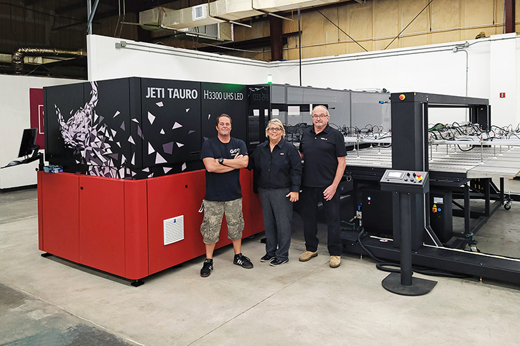 GSP se convierte en la primera compaa de EEUU en adquirir una impresora Jeti Tauro H3300 UHS LED de Agfa