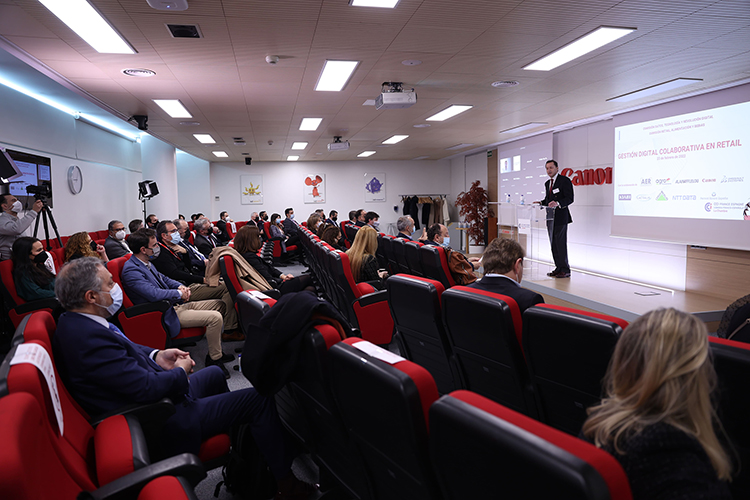 Canon acoge el evento Gestin digital colaborativa en Retail organizado por la Cmara Franco-Espaola