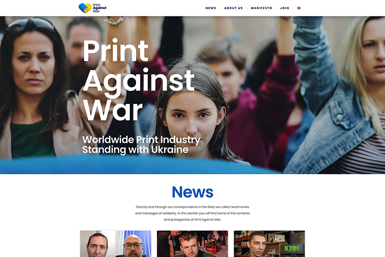Print Against War: Ofrece su apoyo a Ucrania