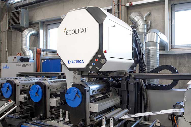 ACTEGA pondrá la sostenibilidad en el centro de Graphispag con la tecnología de metalización ECOLEAF como protagonista