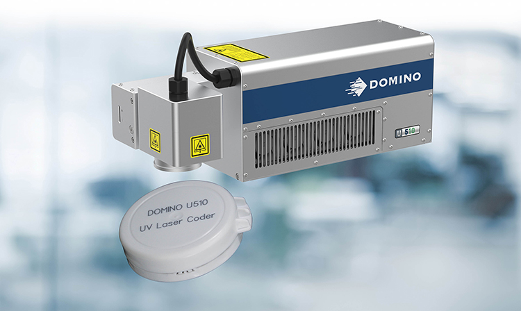 El nuevo codificador láser UV U510 de Domino ofrece una serialización a alta velocidad de envases de plástico para productos farmacéuticos 