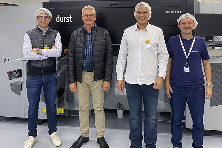 Grafimax celebrates 30 years in the market with an installation of Durst Tau technology in Brazil