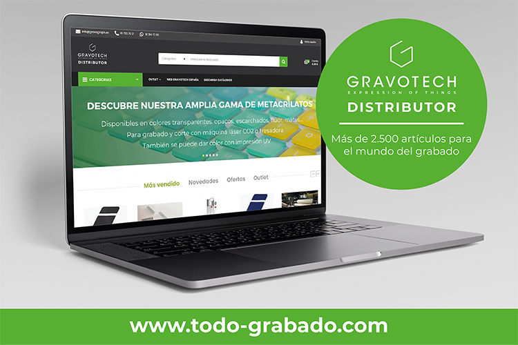 Gravotech España lanza su nueva tienda web y lo celebra con un descuento