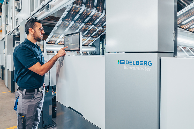 HEIDELBERG presenta el nuevo sistema de impresión para flexografía Boardmaster en Interpack 2023 y garantiza un aumento de la productividad en la producción de envases del 200%