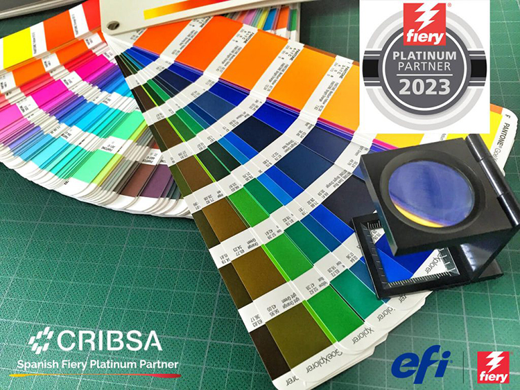 CRIBSA Xerox Gold Partner renueva su certificación Platinum Partner EFI-Fiery 2023