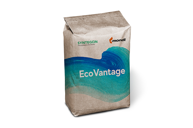Food paper packaging with recycled content created by Mondi and Syntegon
