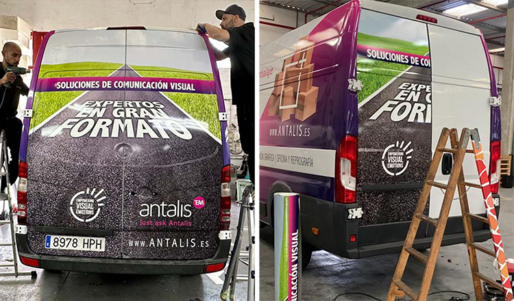 Antalis estrena nueva imagen corporativa para su flota de vehículos