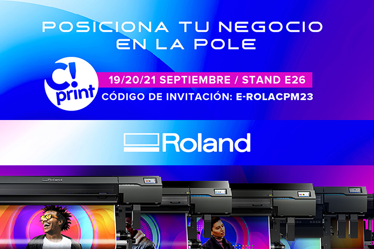 Roland DG presenta las últimas novedades en impresión digital en C!Print Madrid 2023