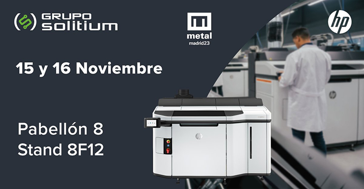 Grupo Solitium te invita a llevar tu fábrica al siguiente nivel en la edición 2023 de Metal Madrid