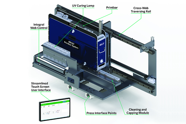 Fujifilm lanza el sistema de barra de impresión de inyección de tinta 46kUV para la producción de etiquetas y envases a alta velocidad