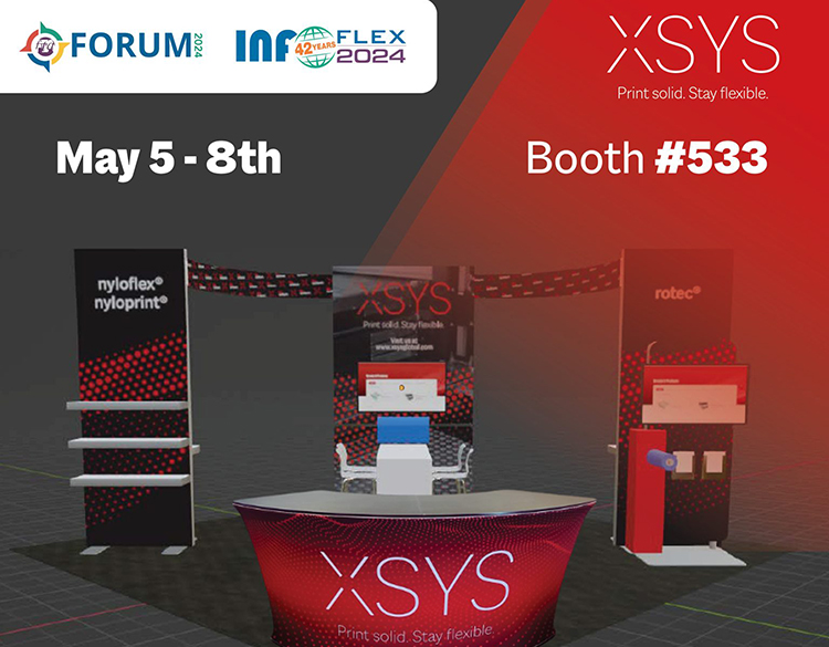 XSYS joins FORUM & INFOFLEX 2024 to showcase flexo solutions portfolio