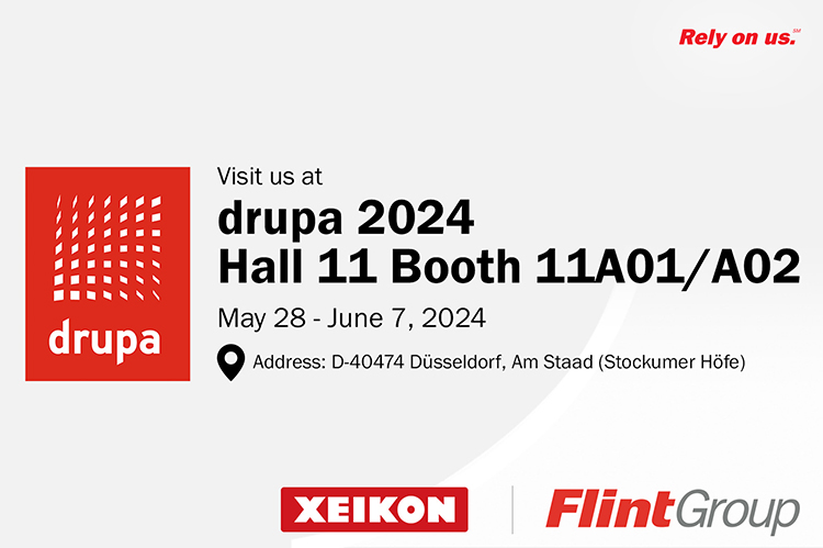 Flint Group and Xeikon invite drupa 2024 attendees to discover next generation print technology