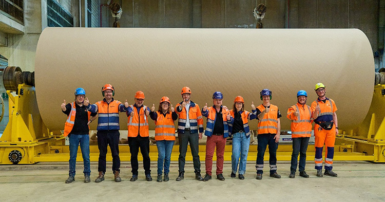 Mondi Duino pone en marcha una fbrica de cartn reciclado para contenedores con clientes internacionales en Italia
