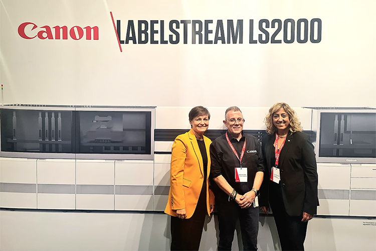 Canon refuerza su presencia en Labelexpo y se adentra con fuerza en el mercado del packaging y la etiqueta
