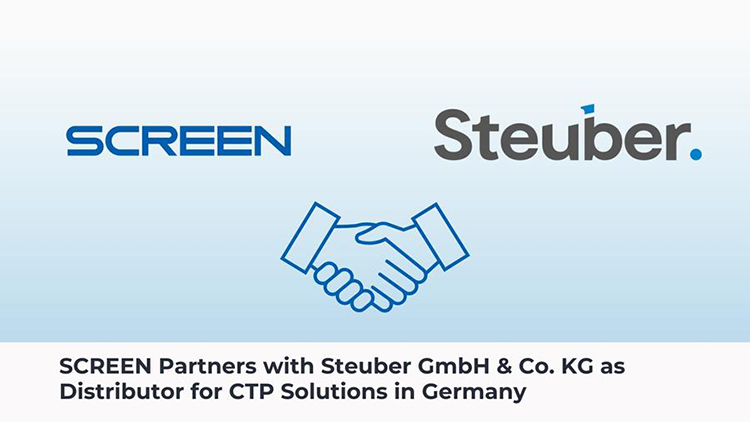 SCREEN se asocia con Steuber GmbH & Co. KG como distribuidor de soluciones CTP en Alemania