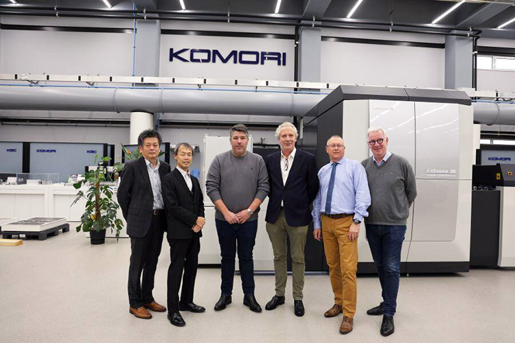 Komori Signs First European Installation of the J-throne 29 at Imprimerie Edgar