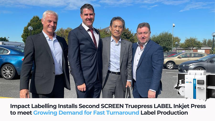 Impact Labelling instala su segunda prensa inkjet SCREEN Truepress LABEL para responder a la creciente demanda