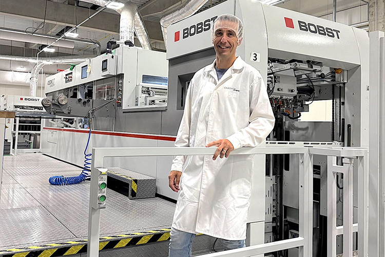 Cardbox Packaging impulsa su producci�n gracias a la inversi�n continua en equipos de troquelado BOBST